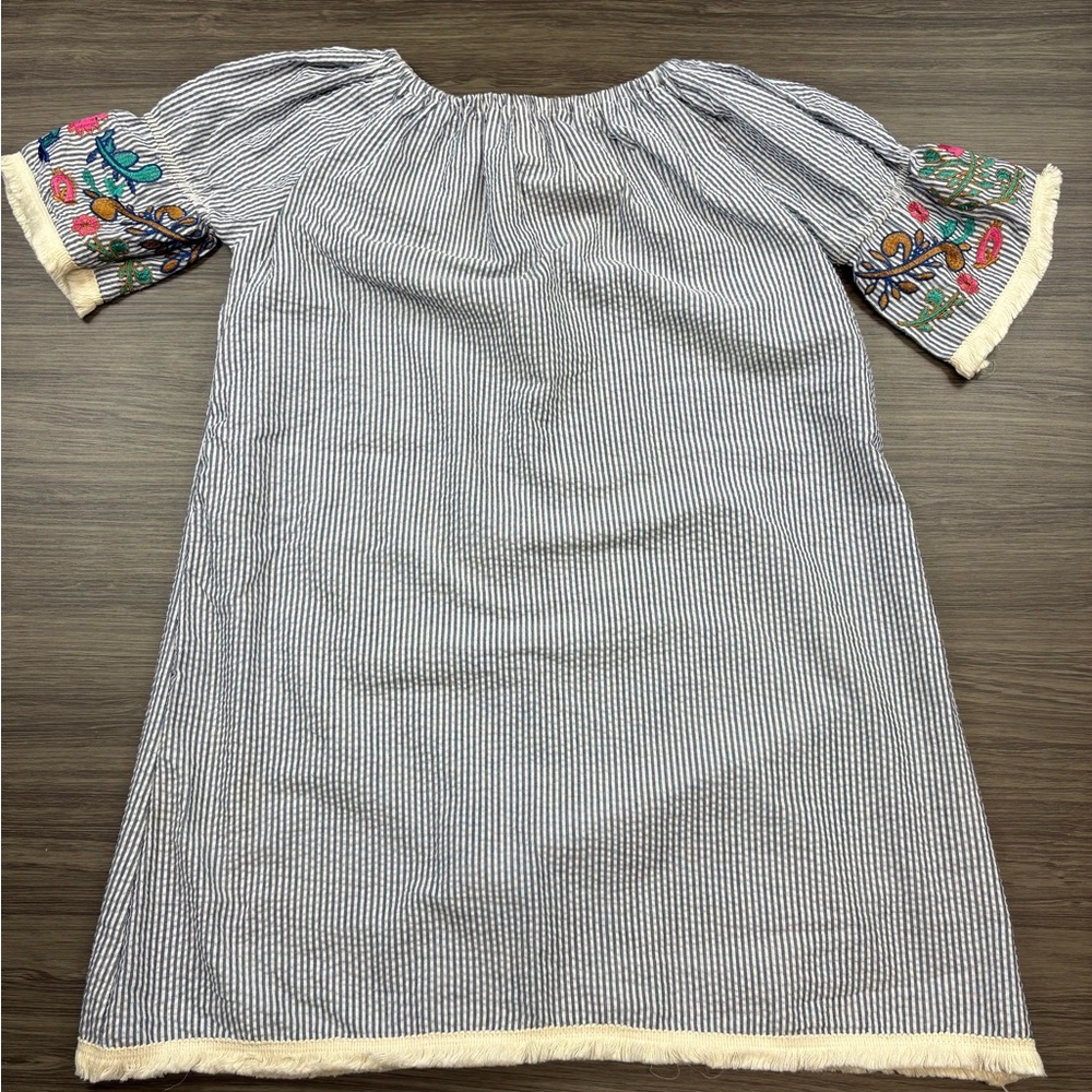 Grace & Emma Striped Boho Dress Size Medium